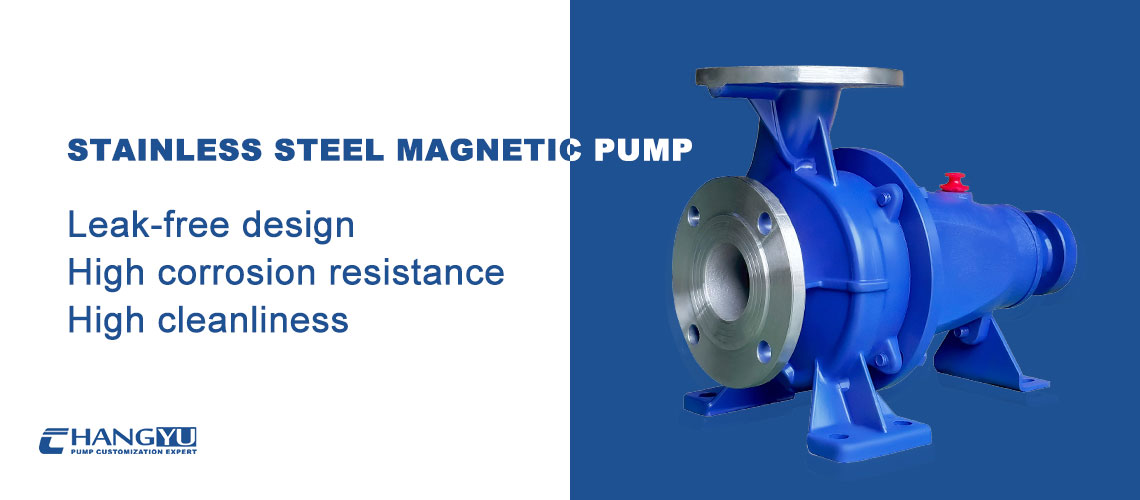stainless steel magnetic drive pump materials