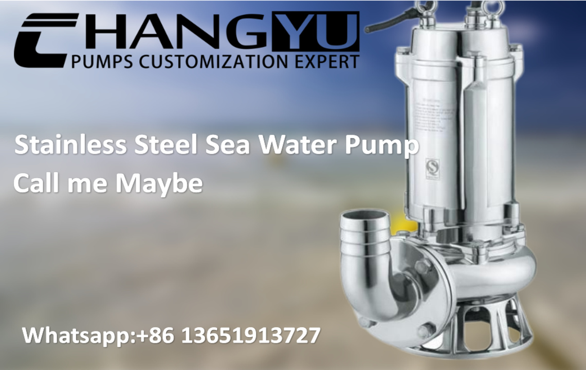 Stainless steel sewage pump