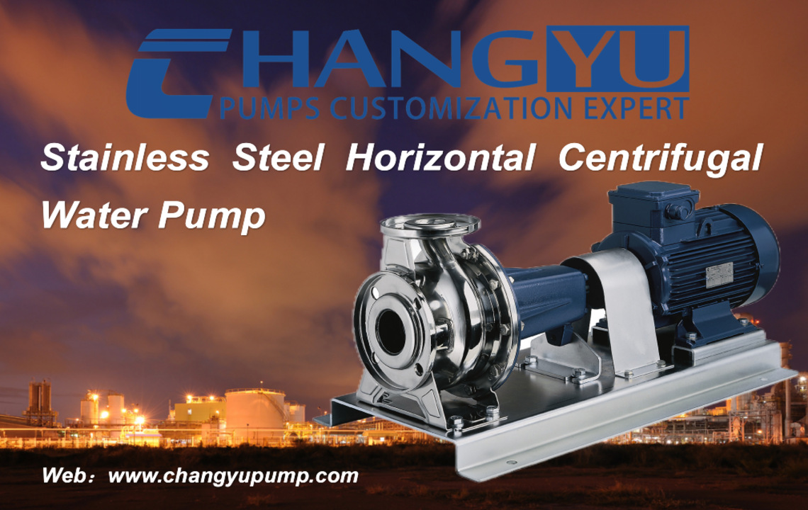 Stainless steel horizontal centrifugal pump